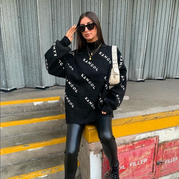 H&M X Kangol Sweaters Kangol X Hm Knit Sweater Kango Logo Poshmark